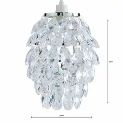 Dunelm Pineapple Jewel Easy Fit Pendant -Cheap wall lights Store 1000002714 alt04