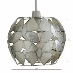 Butterfly Capiz Easy Fit Pendant -Cheap wall lights Store 1000018784 alt04