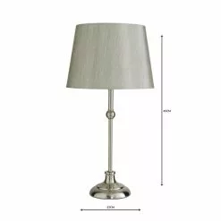 Dunelm Metal Ball Nickel Table Lamp -Cheap wall lights Store 1000023797 alt04