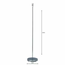 Dunelm Stem Chrome Floor Lamp Base 11 Dunelm Stem Chrome Floor Lamp Base -Cheap wall lights Store 1000044867 alt04