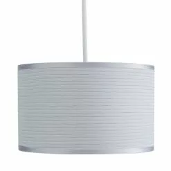 Dunelm Ripple Lamp Shade 24cm Silver -Cheap wall lights Store 1000049215 alt04