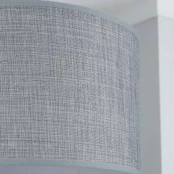 Dunelm Carrie Textured Lamp Shade 30cm Grey -Cheap wall lights Store 1000056464 alt02