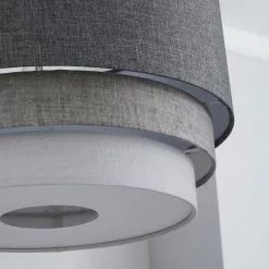 Elements Eclipse 3 Tier Lamp Shade 40cm Grey -Cheap wall lights Store 1000076056 alt02