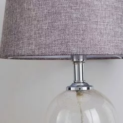 Dunelm Lenny Glass Clear Table Lamp 11 Dunelm Lenny Glass Clear Table Lamp -Cheap wall lights Store 1000084125 alt03