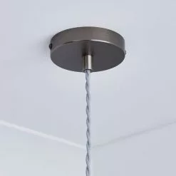 Dunelm Lucas Industrial 1 Light Pendant Pewter Ceiling Fitting -Cheap wall lights Store 1000084135 alt03