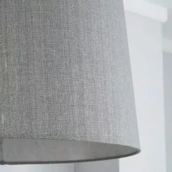 Dunelm Sara Tapered Lamp Shade 40cm Grey -Cheap wall lights Store 1000084178 alt02