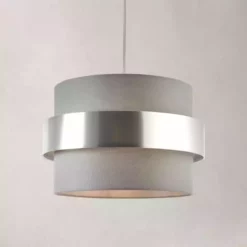 Dunelm Joey Grey Easy Fit Pendant -Cheap wall lights Store 1000093240 alt08