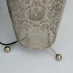 Dunelm Manila Moroccan 85cm Chrome Floor Lamp -Cheap wall lights Store 1000093301 alt03