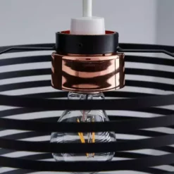 Dunelm Kiel Black Easy Fit Pendant -Cheap wall lights Store 1000093328 alt02