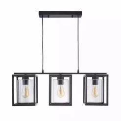 Dunelm London Industrial 3 Light Bronze Diner Ceiling Fitting -Cheap wall lights Store 1000093390 alt05