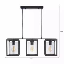 Dunelm London Industrial 3 Light Bronze Diner Ceiling Fitting -Cheap wall lights Store 1000093390 alt06