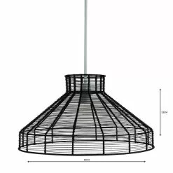 Forde Wire Black Easy Fit Pendant -Cheap wall lights Store 1000111805 alt04