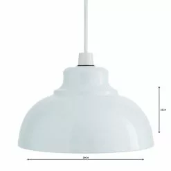 Galley Gloss White Easy Fit Pendant -Cheap wall lights Store 1000111811 alt04