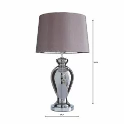 Dunelm Sinton Urn Chrome Table Lamp -Cheap wall lights Store 1000112086 alt04