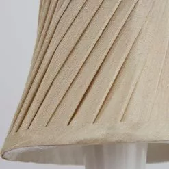 Dunelm Twisted Pleat Candle Lamp Shade 12cm Champ -Cheap wall lights Store 1000112156 alt02