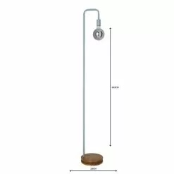 Dunelm Berko Grey Floor Lamp -Cheap wall lights Store 1000119705 alt04