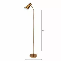 Dunelm Kurtis Gold Floor Lamp 12 Dunelm Kurtis Gold Floor Lamp -Cheap wall lights Store 1000119708 alt04