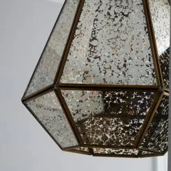 Dunelm Bemus Mercury Glass Easy Fit Pendant -Cheap wall lights Store 1000119709 alt02