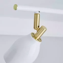 Dunelm Clio 4 Light White Spotlight Bar -Cheap wall lights Store 1000119712 alt02