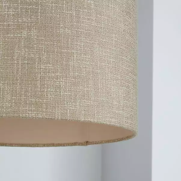 Dunelm Boucle Lamp Shade 35cm Natural 5 Dunelm Boucle Lamp Shade 35cm Natural - Image 3