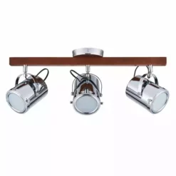 Dunelm Carlton 3 Light Chrome Spotlight Bar -Cheap wall lights Store 1000119862 alt05