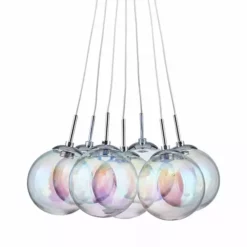 Dunelm Elmira 7 Light Bubble Glass Cluster Ceiling Fitting -Cheap wall lights Store 1000119872 alt05