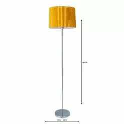 Dunelm Fuller Ochre Floor Lamp -Cheap wall lights Store 1000137337 alt04