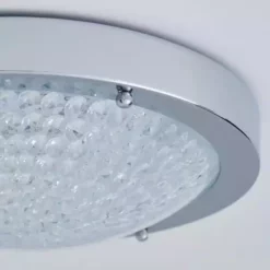 Dunelm Aegean Crystal Bathroom Flush Ceiling Fitting -Cheap wall lights Store 1000137343 alt02