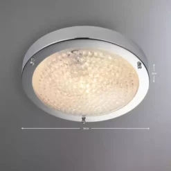 Dunelm Aegean Crystal Bathroom Flush Ceiling Fitting -Cheap wall lights Store 1000137343 alt04