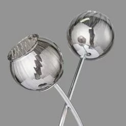 Dunelm Arta 2 Light Smoked Glass Table Lamp -Cheap wall lights Store 1000137347 alt03