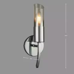 Dunelm Corvus Chrome Wall Light -Cheap wall lights Store 1000137354 alt04