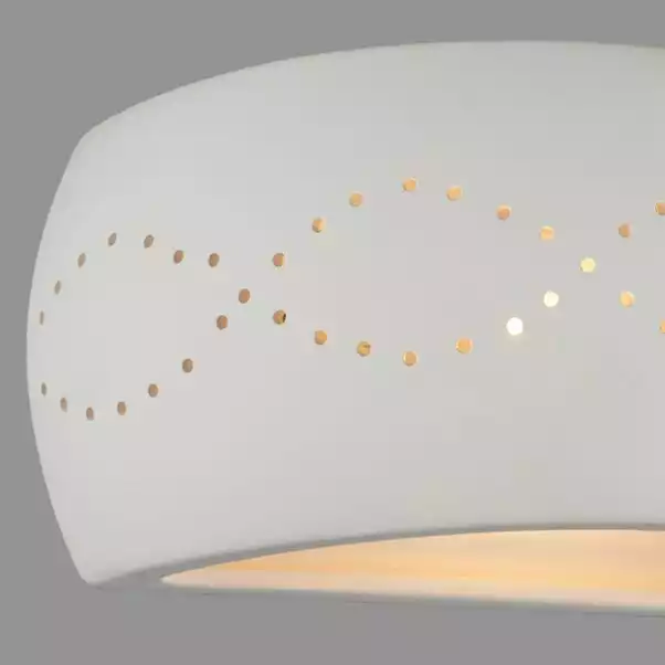 Dunelm Thasos White Wall Light 5 Dunelm Thasos White Wall Light - Image 3
