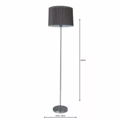 Dunelm Fuller Grey Floor Lamp -Cheap wall lights Store 1000137373 alt04