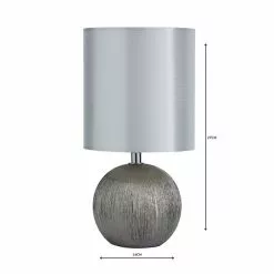 Dunelm Adana Mini Ceramic IvoryTouch Dimmable Lamp -Cheap wall lights Store 1000137381 alt04