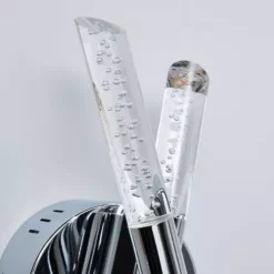 Dunelm Tassani 2 Light Integrated LED Bubble Glass Wall Light 9 Dunelm Tassani 2 Light Integrated LED Bubble Glass Wall Light -Cheap wall lights Store 1000137384 alt02