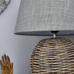 Dunelm Lari Split Weave Wicker Table Lamp -Cheap wall lights Store 1000137386 alt02