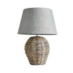 Dunelm Lari Split Weave Wicker Table Lamp -Cheap wall lights Store 1000137386 alt04