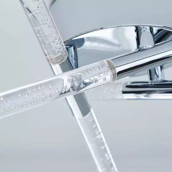 Dunelm Tassani 6 Light Integrated LED Bubble Acrylic Ceiling Fitting 5 Dunelm Tassani 6 Light Integrated LED Bubble Acrylic Ceiling Fitting - Image 3