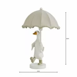 Dunelm Darcy Resin Duck White Table Lamp -Cheap wall lights Store 1000139074 alt04