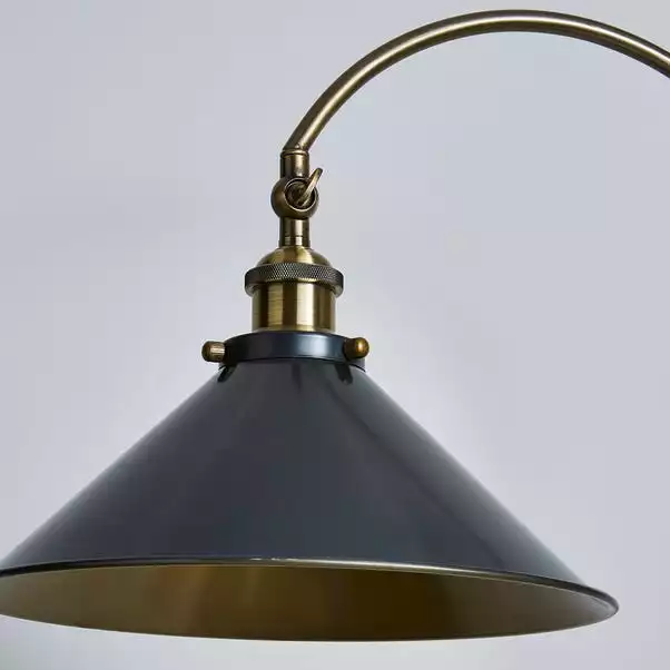 Dunelm Logan Grey Industrial Floor Lamp 6 Dunelm Logan Grey Industrial Floor Lamp - Image 4