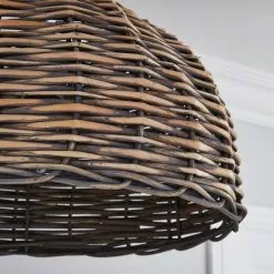 Dunelm Lari Split Weave Grey Easy Fit Pendant -Cheap wall lights Store 1000139117 alt02