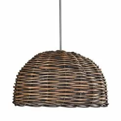 Dunelm Lari Split Weave Grey Easy Fit Pendant -Cheap wall lights Store 1000139117 alt04