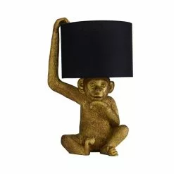 Dunelm Odisha Resin Monkey Gold Table Lamp -Cheap wall lights Store 1000139185 alt04