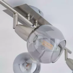 Dunelm Tia 4 Light Nickel Spotlight Bar -Cheap wall lights Store 1000149061 alt02