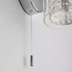 Dunelm Hylton Glass Bathroom Wall Light -Cheap wall lights Store 1000149066 alt03