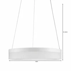 Dunelm Mickie 1 Light Integrated LED Hoop White Ceiling Fitting -Cheap wall lights Store 1000149070 alt06