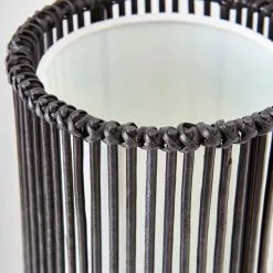 Dunelm Alec Natural Cane Black Floor Lamp 11 Dunelm Alec Natural Cane Black Floor Lamp -Cheap wall lights Store 1000149078 alt03