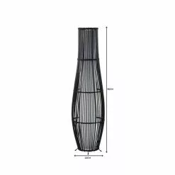Dunelm Alec Natural Cane Black Floor Lamp 13 Dunelm Alec Natural Cane Black Floor Lamp -Cheap wall lights Store 1000149078 alt06