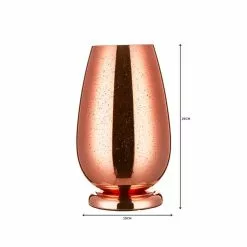 Dunelm Ivy Copper Glass Table Lamp -Cheap wall lights Store 1000149125 alt06