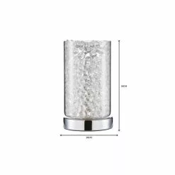 Dunelm Adela Pad Chrome Touch Dimmable Table Lamp -Cheap wall lights Store 1000149127 alt06